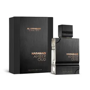 Al Haramain Amber Oud Private Edition Eau de Parfum Spray for Unisex 2.0 Ounce Bergamot Melon Musk Woody Resins Myrrh
