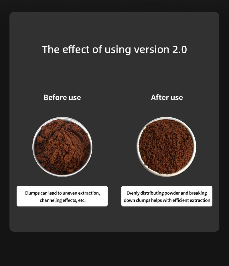 MHW-3BOMBER Espresso Distribution Tool Coffee WDT Adjustable Needles Stirrer with Magnetic Rack Professional Barista Accessories