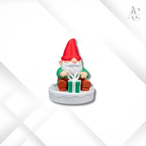 Christmas Gnome Surprise 3D Decor – Holiday Nordic Gnome  – Festive Winter Home Decoration