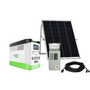 High Capacity Lithium 1800 Solar Generator and Transfer Switch