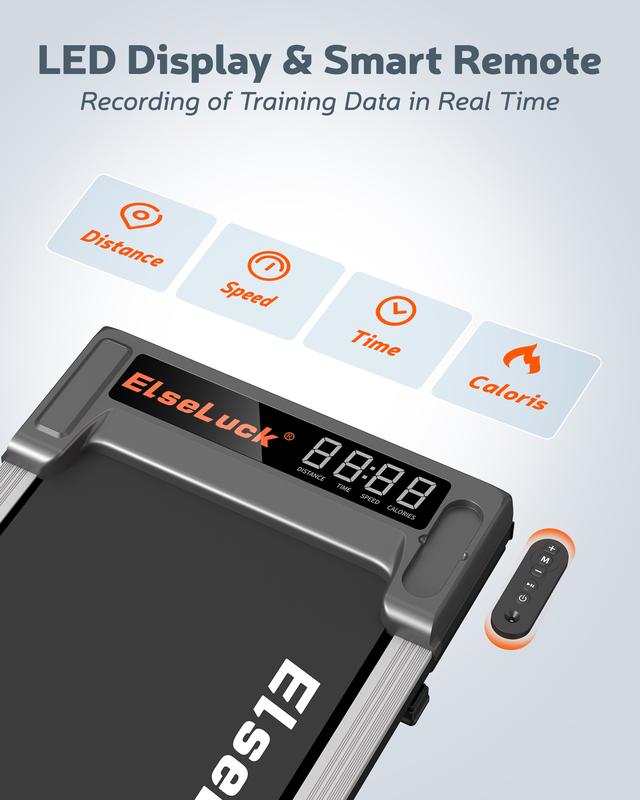 Walking Pad, Under Desk Treadmill for Home Office, 2 in 1 Portable Walking Treadmill with Remote Control, Walking Jogging Machine in LED Display