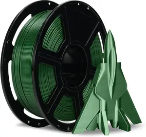 Flashforge  Metallic Green  Rapid PETG Filament 1.75mm , Max 600mm/s High Speed Printing, 3D Printer Filament 1kg Spool, Dimensional Accuracy +/- 0.02mm, Fits Most 3D Printers