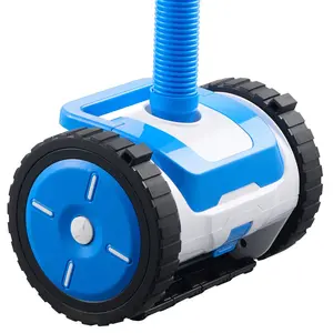 VEVOR Suction Pool Cleaner, Automatic Pool Vacuum Cleaner, Suction Side Automatic Pool Cleaner, Suction Vacuum Pool Sweeper with 2 Wheels, for In-ground Pool and Above-Ground Pool Up to 20 x 40 ft