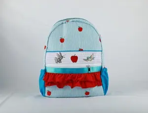 Candy Apple Seersucker Backpack Candy Apple Seersucker Backpack