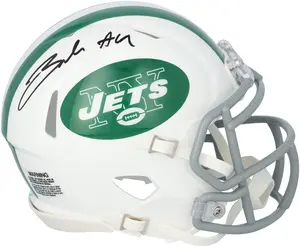 Braelon Allen New York Jets Autographed Riddell 2024 White Classic Alternate Speed Mini Helmet - Fanatics Authentic Certified