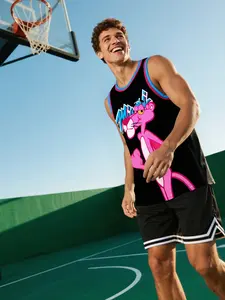 Panther Basketball Sleeveless Top, Sport Vest, Cool Design, Breathable Comfort, Sports Enthusiasts Gift, All Seasons Fitted H-Type