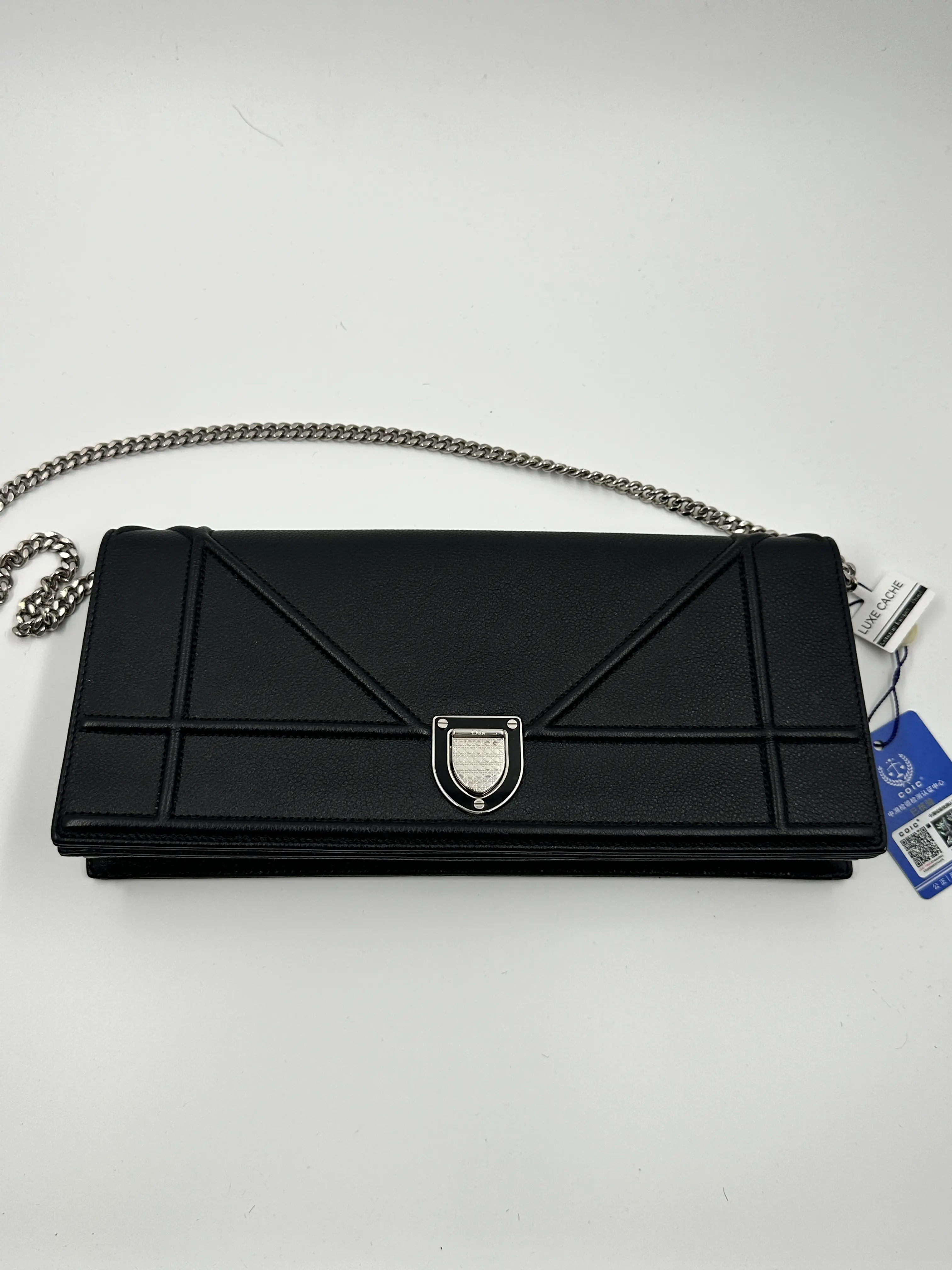 Pre-owned Dior Christian Diorama wallet A100893