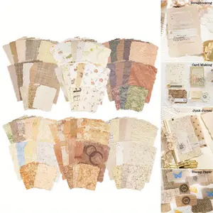6PCS Mix 168 Sheets Scrapbook Paper and Embossed Textured Paper Assorted Set - Special Paper for Scrapbooking Planner Bullet Junk Journal Supplies Collage Card Embellishment