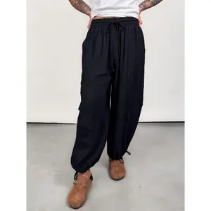 Talking It Out Gauze Parachute Pants