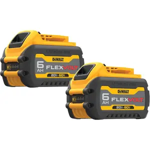 DEWALT 20V MAX* Batteries, Premium, 6.0-Ah, 2-Pack (DCB606-2)