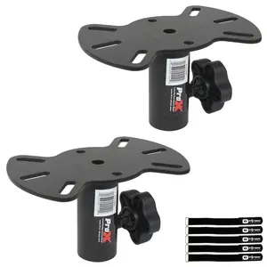 ProX X-SSMP Speaker Stand Mounting Plates Dual Package with Cable Ties