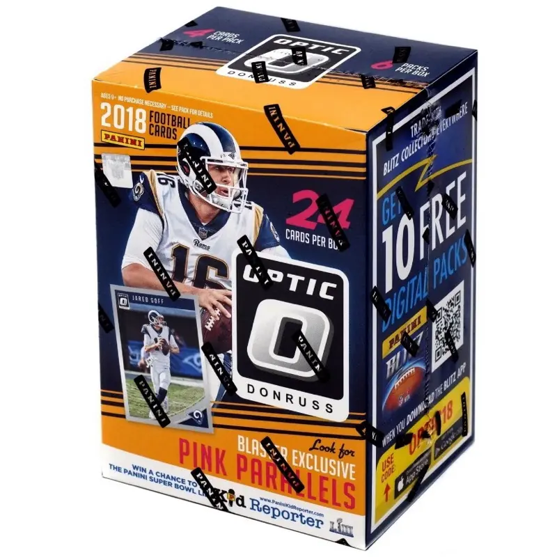 2018 Panini Optic Blaster Box - NFL Sports Trading Cards Collectibles Football