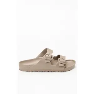 Birkenstock Men's Arizona Essentials Slide Sandal Gray Taupe - Multicolor