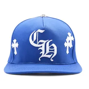 Chrome Hearts Cross Patch Baseball Hat Blue - Lightly Worn