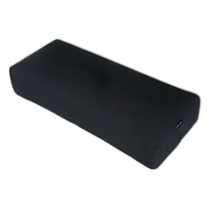 212 MAIN Cotton Rectangular Yoga Bolster - Black, Sports & Outdoor Leisure Equipment for Yoga and Pilates