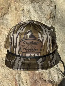 Richardson 256 Bottomland Camo/ Laser Engraved Leather Patch