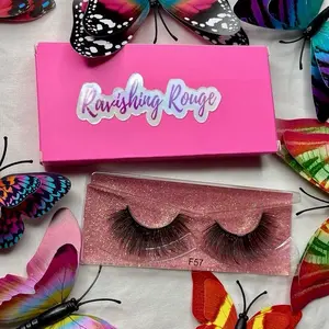 Ravishing Rouge False Mink Lashes Makeup