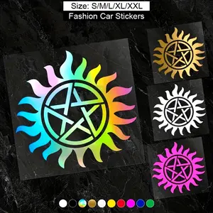 Pentacle Creative Car Sticker Supernatural Reflective Vinyl Decal