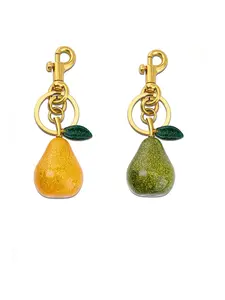 Cute Pear Keychain Charm, Perfect Accessory for Handbags & Backpacks, Ideal Gift for Mothers' Days Birthdays Valentine's