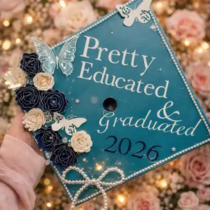 Custom Graduation Cap Design 2026 | Personalized Grad Cap Decor