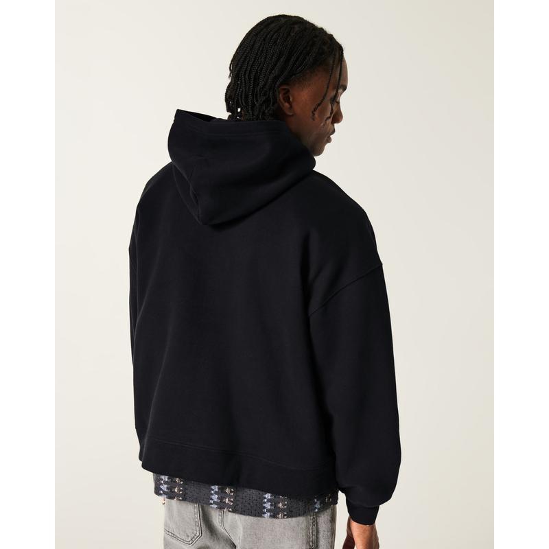 Hollister Feel Good Super Boxy Logo Hoodie