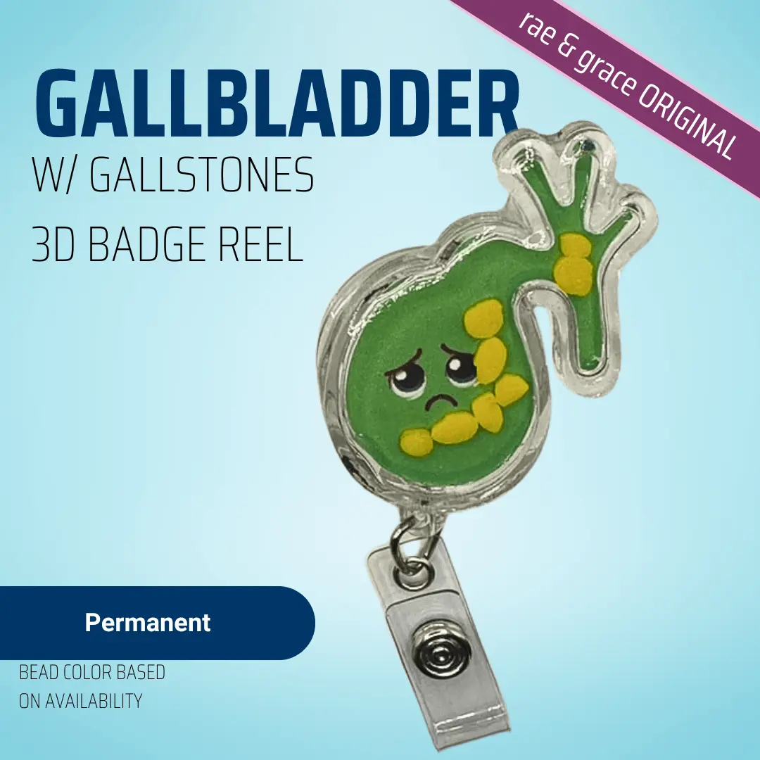 Gallbladder w/ Gallstones - 3D Badge Reel
