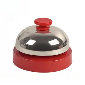 A Metal Answering Bell Supporting Hand-clapped Bell To Grab Wheat, Pet Training Summoning Hand-pressed Service Bell, Classroom Answering Metal Bell, Party Game, Hand-clapped Bell, Pet Training Summoning Bell, Restaurant Service, Hand-pressed Bell