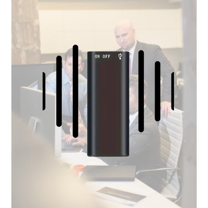 1pc Professional Voice Activated Digital Recorder, 8GB High Definition Noise Canceling MP3 Player, Ultra Thin Portable Recording Pen for Business Meetings, No Battery Included Audio Compact