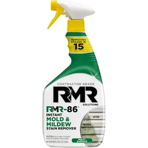 RMR-86 Instant Mold and Mildew Stain Remover Spray - Fast-Acting, No Scrubbing Needed, 30 Fl Oz, Powerful Cleaning Solution for Multiple Surfaces