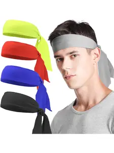 Unisex Headband Tennis Pirate Sweatband Outdoor Sports Fitness Sweatband Elastic Headband