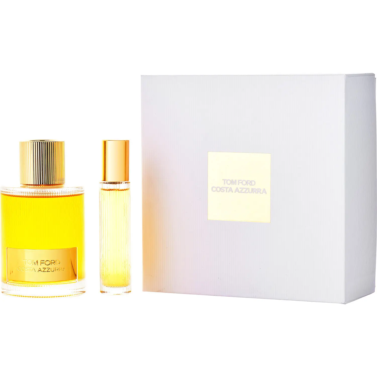 Tom Ford Costa Azzurra Set-Eau De Parfum Spray 3.4 Oz (New Packaging) & Eau De Parfum Spray 0.34 Oz Mini (New Packaging) For Unisex