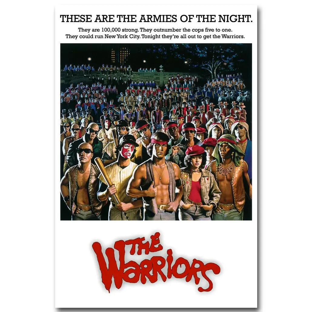 The Warriors Classic Movie Art Poster