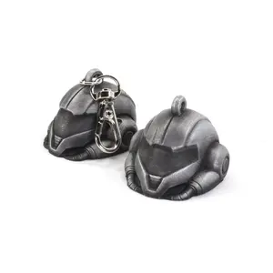 Samus Aran Helmet Keychain -Super Metroid