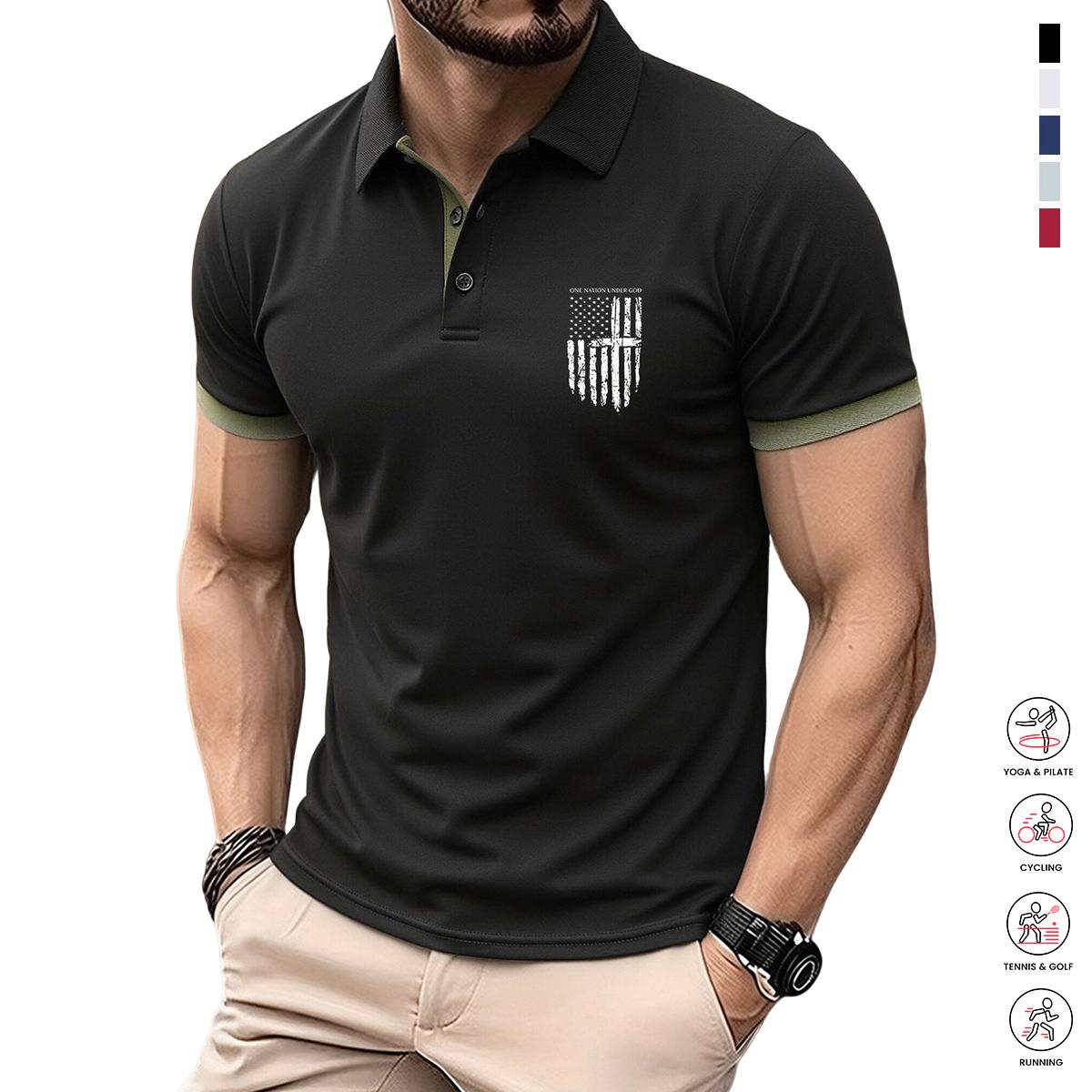 Men’s 3-Piece Polo Shirt Set — Men’s casual polo shirts, suitable for work, golf, travel, and everyday wear