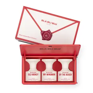 Bla Bli Blu Perfume Gift Set for Men | 3x30ml|Long-Lasting Parfum Fragrances - better than EDP, EDT & EDC | Old Money, By the Beach and My Wingman|Woody, Musky Perfume For Man