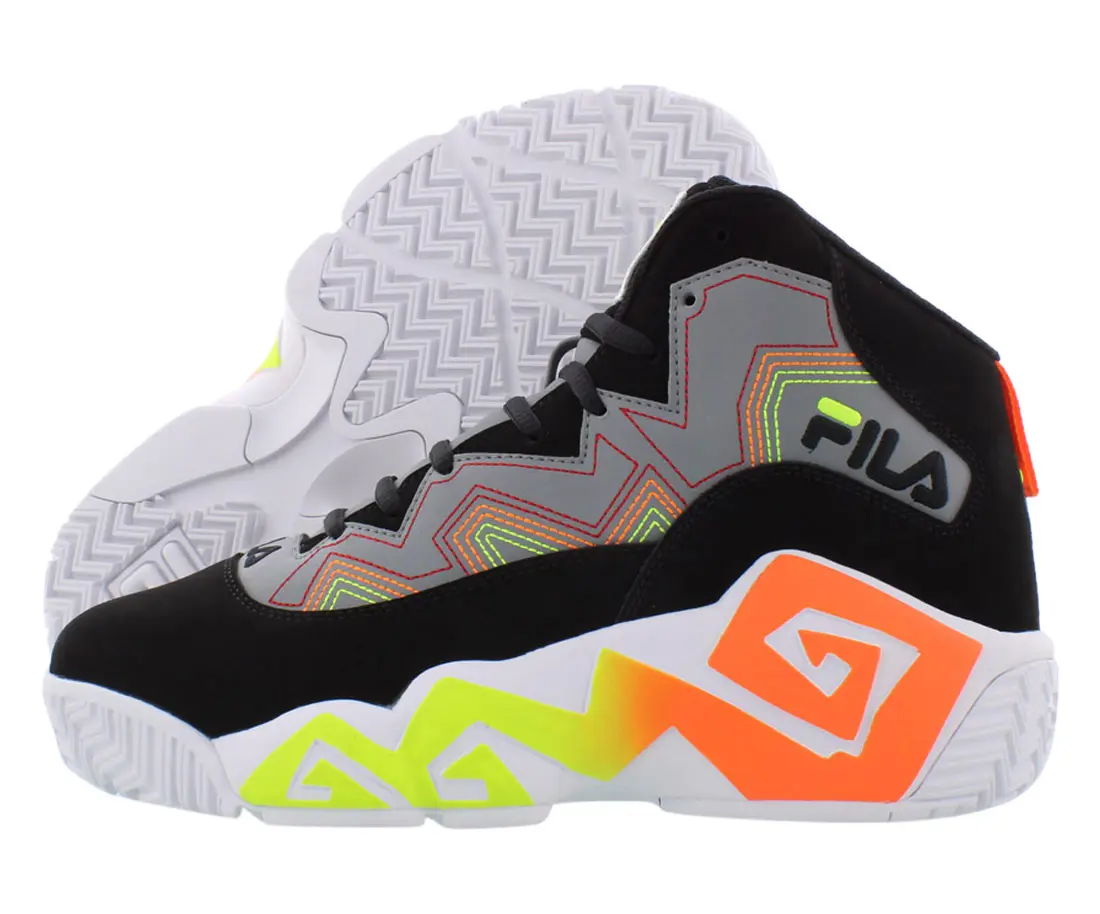 FILA MB Stitch Men's High-Top Athletic Shoes, Retro Basketball Style Sneaker for Training Footwear, Sports Shoes