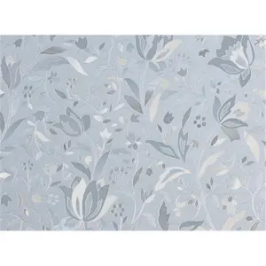 212 MAIN Floral Print Heavyweight Removable Vinyl Door & Window Decor Film - 35.25 in, Light-Filtering for Baby Nursery Decoration
