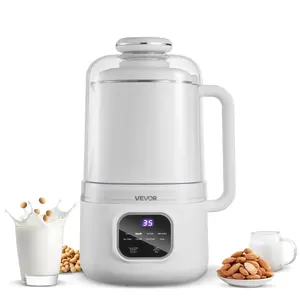 VEVOR 8-in-1 Nut Milk Maker,  , 34 oz Soy Milk Maker with 200W Blending, for Homemade Oat, Nut, Soy, Juice, Milkshake, Rice Cereal, Plant-Based Beverages with Self-Cleaning, Boil Water, 12-Hour Delay