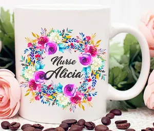 Custom Nurse Mug, Nurse Mug, Nurse Graduation Gift, Personalized Nurse Mug, Nurse Gift, Custom Nurse Gift, Christmas Gifts for Nurse,