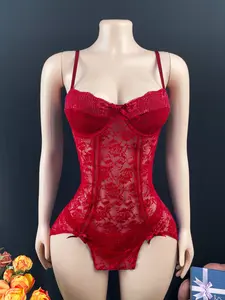 Women's Lace Sleepwear Set with Underwear, Sexy Sleeveless Spaghetti Strap Nightgown, Comfortable Fashion Design, Sizes S-Xl, Perfect for Daily Wear