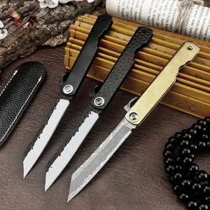 Japanese Higonokami Forging Steel Folding Knife, Outdoor Sharp Trekking Hunting Pocket Survival Knife, Edc Camping Cutting Defense Tool, Portable Multipurpose Knives