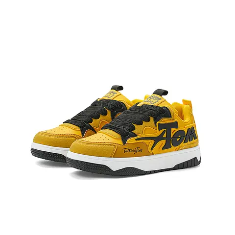 Men's Retro Colorblock Low-Top Laced Skateboarding Shoes - Synthetic, Durable, Non-Slip, Shock-Absorbent, Lightweight, Versatile, Fashionable Casual Trainers (Sneakers for Women Option) for Everyday Commuting, All Seasons, Father’s Day Gift,sohochic