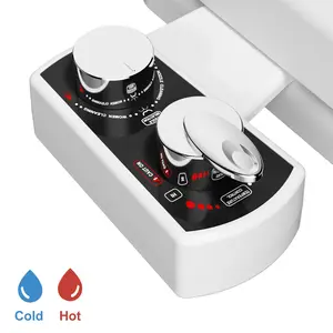 Modern Cold & Hot Water Bidet Attachment, 1 Set Bathroom Bidet Sprayer Attachment with Accessories, Bidet Attachment with Switch for Bathroom Sink, Toilet Bidet Attachment, Bathroom Accessories