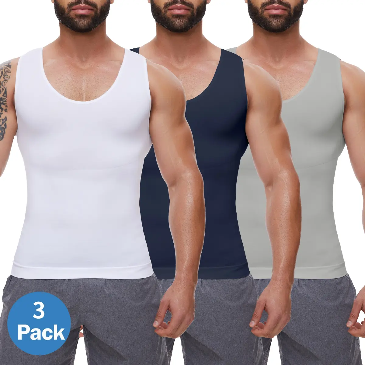 White+Gray+Navy Blue