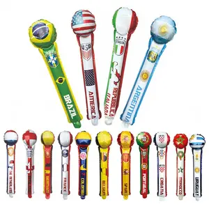 10-Pack 2026 World Cup Country Style Cheer Balloons, Reusable Aluminum Foil Balloons, Lightweight Handheld, 16 Countries Design