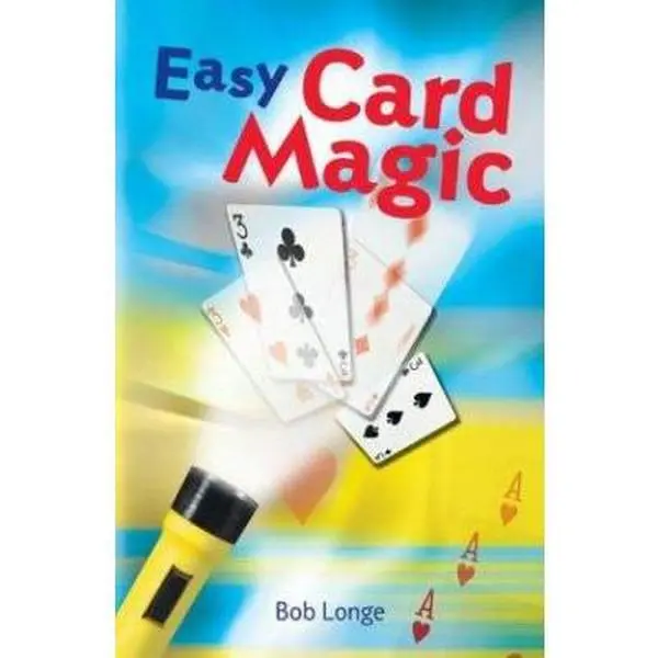 Used Easy Card Magic by Bob Longe - Paperback Magic Tricks Book for English Learning, 64 Outstanding Tricks, 0.4 lbs, 0.4 Pounds