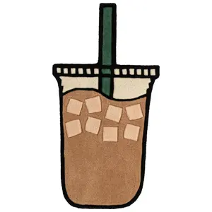 Rugs.com x HappyRugs Iced Coffee Rug