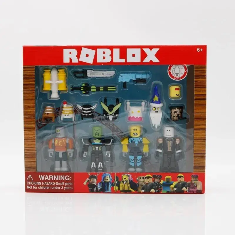 Roblox Action Figure Toy Set - Robot World Champion Style, Plastic Cartoon Character with Accessories, 6-8 Years Children's Christmas Gift, 7-8cm