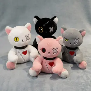 Alt Aesthetic Buttery Soft Moody Cat Plush