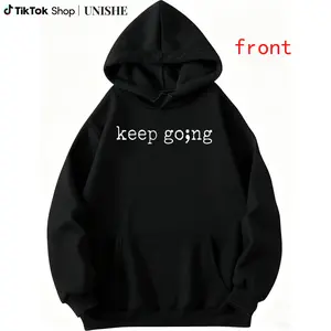 100% Semicolon Keep Going Hoodie – Mental Health & Suicide Awareness Long Sleeve